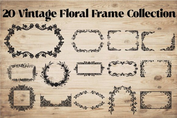 20 Vintage Floral Frame Collection: A Guide for Creators