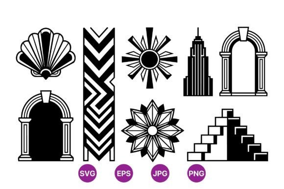 Art Deco Architecture Vector Pack: A Strategic Asset for Visual Communication