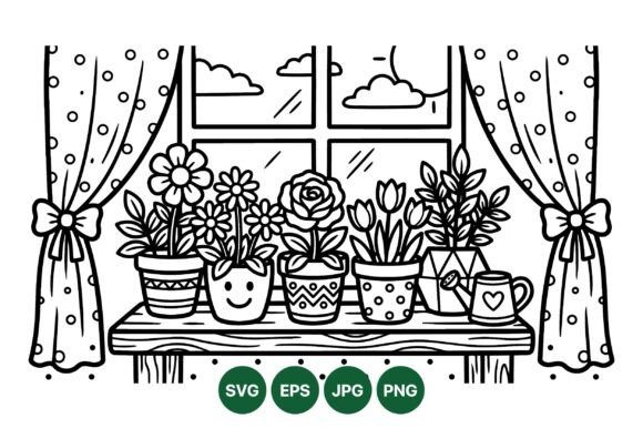 Bringing Life to Your Designs: The Charm and Utility of Cute Houseplant SVG Clipart