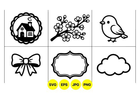 Charming Home and Nature Icons for Design