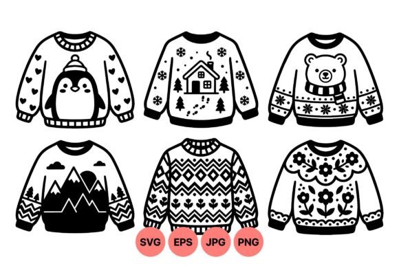 Cozy Winter Sweater SVG Designs: Elevating Your Seasonal Crafting Projects