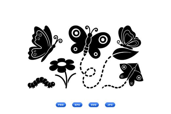 Cute Butterfly SVG Clipart: Elevating Designs with Playful Vector Art