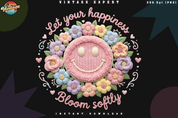 Cute Daisy Happiness Crochet Yarn PNG: A Practical Asset for Creative Workflows
