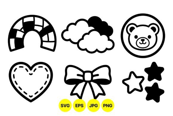 Cute Kids Clipart SVG Collection