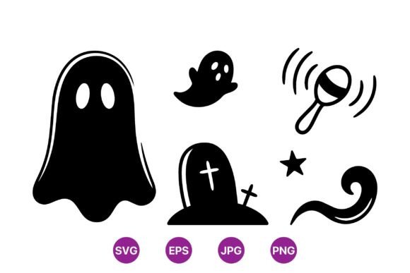 Cute Spooky Halloween Icons: A Minimalist Design Resource