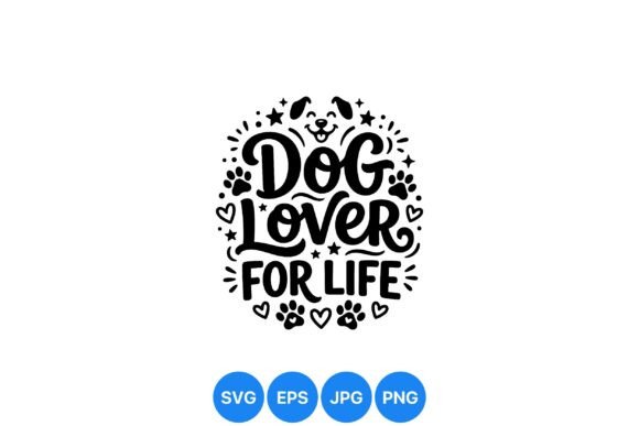 Dog Lover Life Typography Art: A Deep Dive into Bold Hand-Drawn Pet Branding