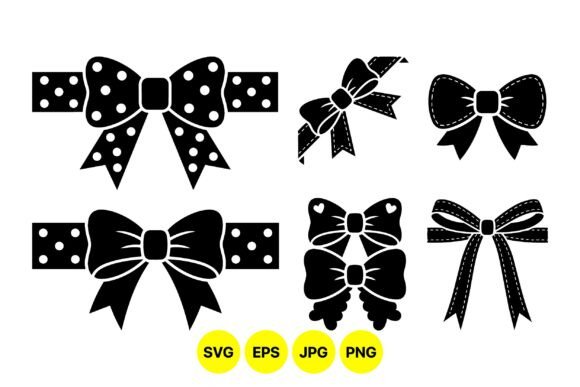 Elegant Bow Ribbon Clipart Design