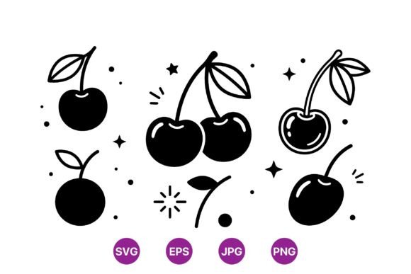 Elevating Design with the Minimalist Cherry Icon Collection