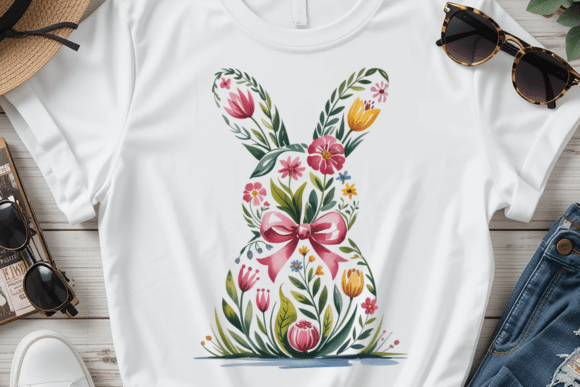 Floral Bunny PNG Pink Bow Spring Clipart: A Guide to Elegant Seasonal Design