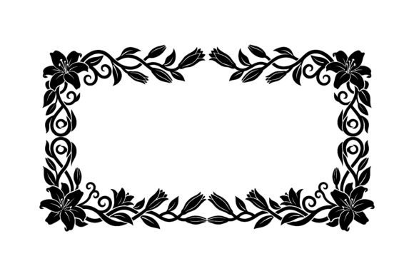 Gothic Ornate Flourish Border Vector: Elevating Your Design with Precision