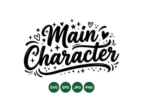 Hand Lettered Main Character Art: Elevating Creative Projects with Elegant Calligraphy