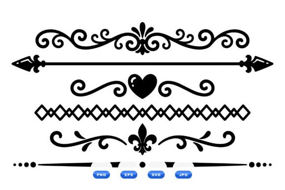 Ornate Divider SVG Collection for Design