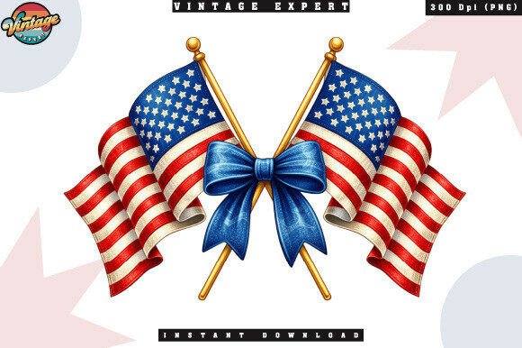 Patriotic American Flag Brushstroke PNG Design
