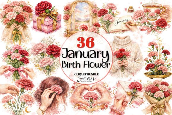 Watercolor January Birth Flower Clipart: A Practical Evaluation